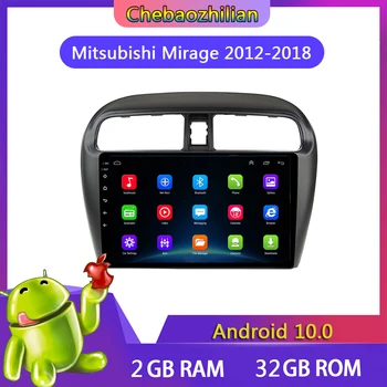 

Android 10 Car GPS Navigation Viedo Multimedia Player For Mitsubishi Mirage 2012-2018 Headunit Stereo Radio Map BT SWC
