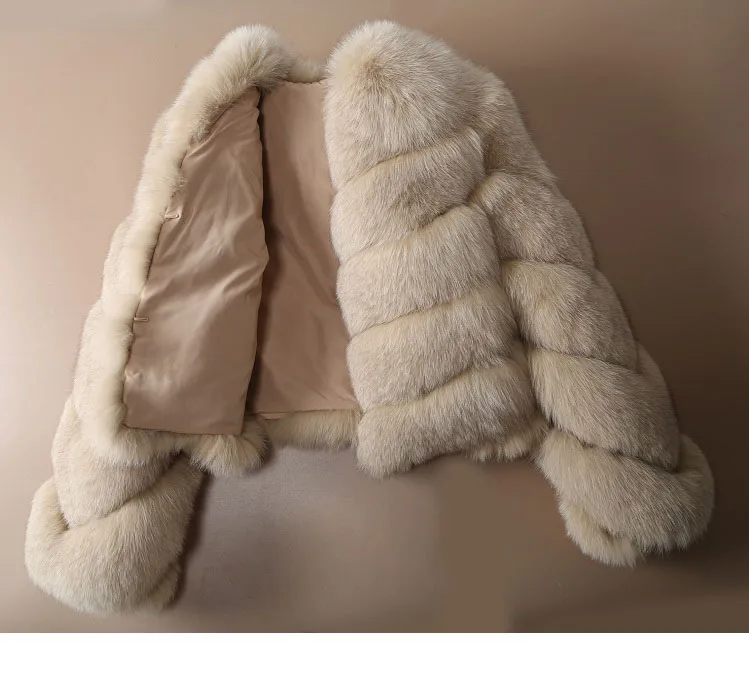 real fur coat ladies winter warm soft natural fox fur jacket high quality women long sleeve real fox fur jacket short parka