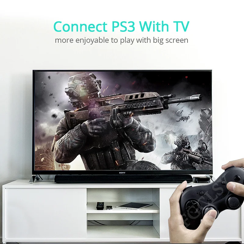 FGCLSY Maschio a Femmina HDMI a VGA HD 1080P Audio Convertitore di Cavo Per PC TV Del Computer Port