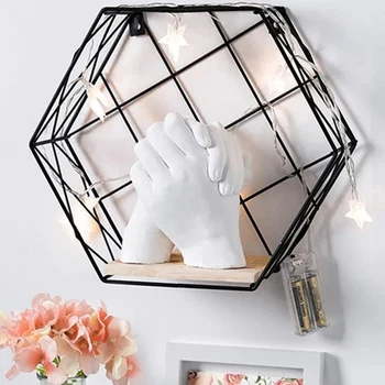 

3D Handmade Mini Handprints Footprints Model Powder Gifts Mold DIY Hand Foot Casting Kit Clone Powder Set YU-Home