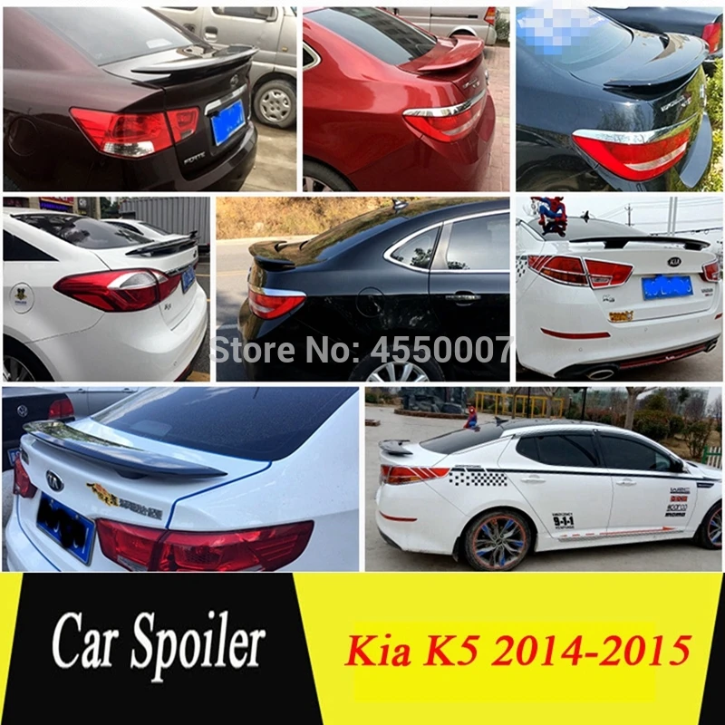 

UBUYUWANT Universal For kia k5 High quality ABS material rear wing Spoiler for kia optima k5 2014 2015 rear spoiler