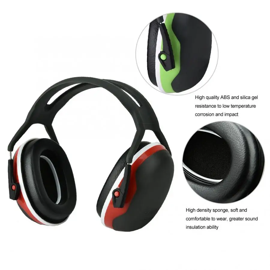 Noise Reduction Earmuffs Soundproof Earmuffs Sports Shooting Sleep Study Anti-noise Hearing Protection Earmuff Ear Defenders