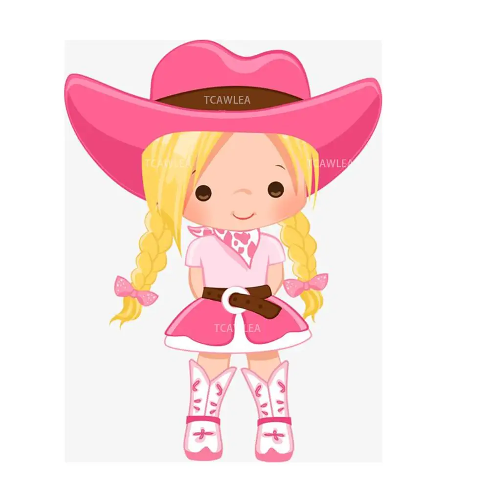 

Pink Cowboy Girl Metal Cutting Dies Lovely Girl Doll Stencil for DIY Scrapbooking Craft Cards Decoration 2020