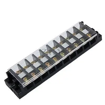 

660V 30A 10 Position Screw Barrier Terminal Block Double Row