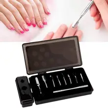 Профессиональный маникюрный набор 8 в 1 из нержавеющей стали для стрижки ногтей, кусачки, маникюрные ножницы, набор инструментов для маникюра