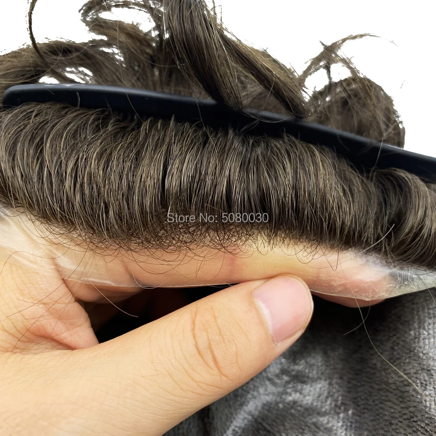 Индийские человеческие волосы remy невидимые тонкие накладные Узелки В