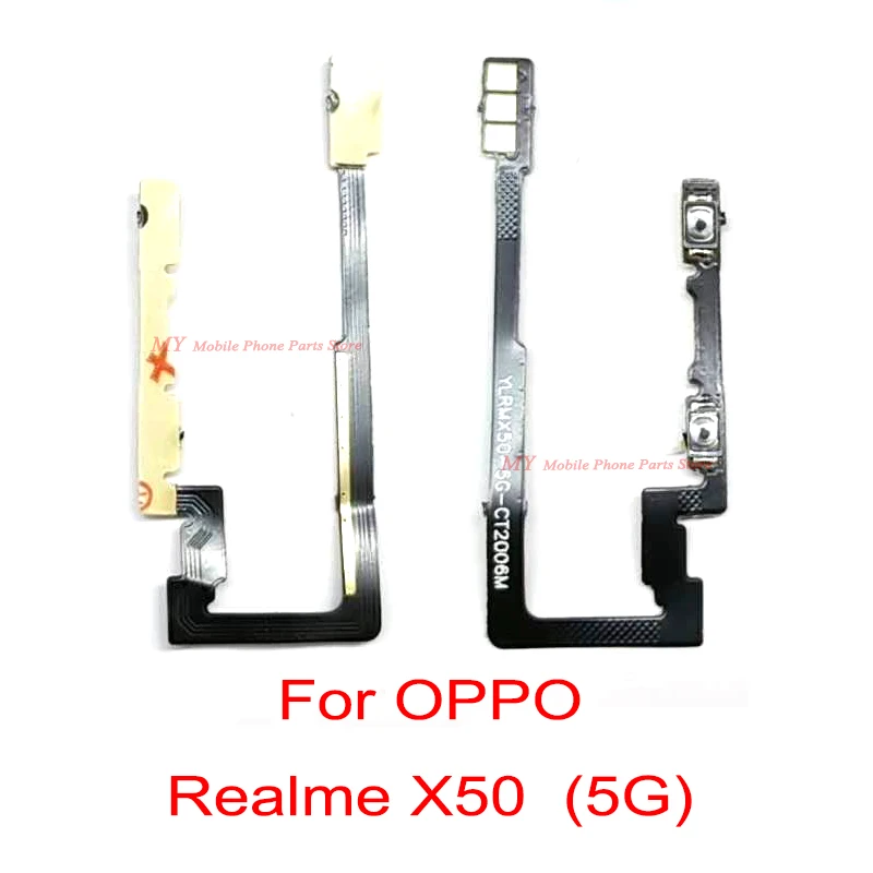 

New Volume Up Down Switch Side Button Key Flex Cable For OPPO Realme X50 RealmeX50 5G Series Replacement Repair Spare Parts
