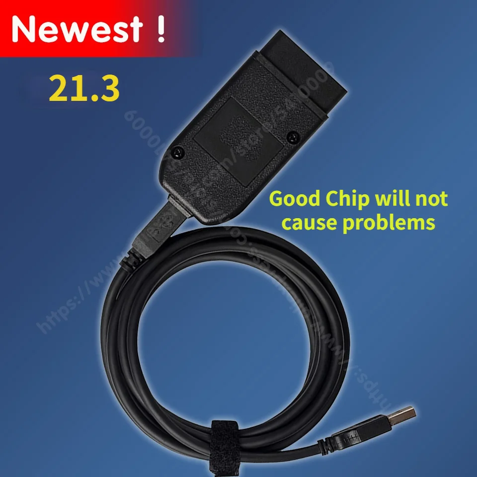 Кабель интерфейса WESHEU VCDS VAG COM OBD Can USB V2 21 3 OBDII 16-контактный шестигранный для Audi Vw Seat