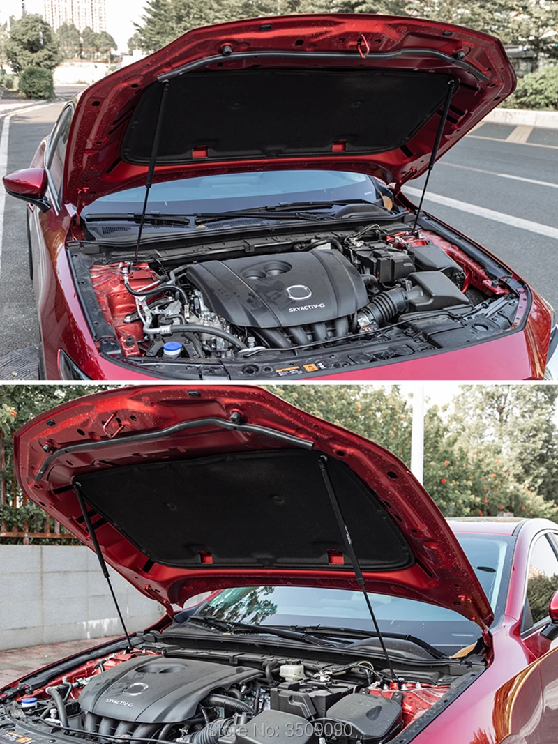 Для Mazda 3 Axela BP Автомобильный капот Лифт поддержка пружинный амортизатор газовый кронштейн стойки штанги гидравлический демпфер для укладки