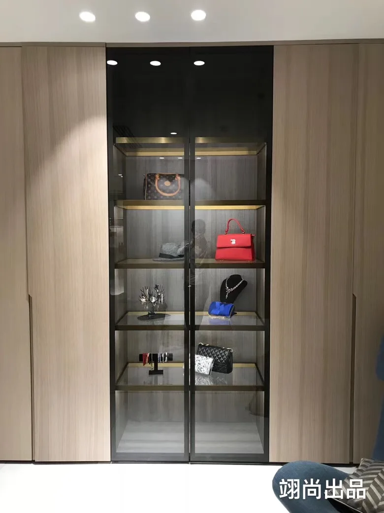 Прогулочный шкаф Китай деревянный гардероб современный шкаф открытая спальня гардеробная прогулочная комната по индивидуальному заказу