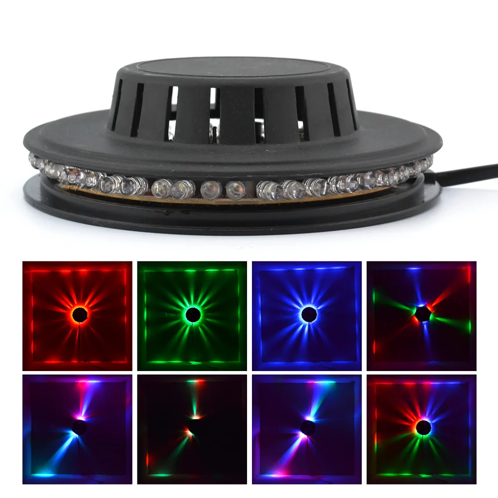 

Mini 48 RGB LED Home Party Disco Par Stage Backlight Wall Decor Flash Luz Lights Laser Color Beam Music Lamp Luces Lighting