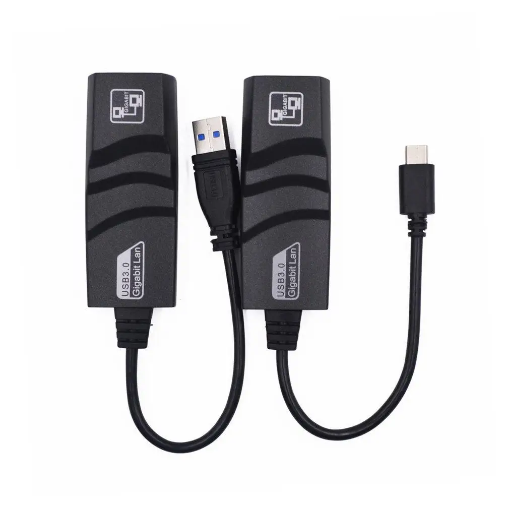USB 3,0 до 10/100/1000 Gigabit Ethernet RJ45 LAN Сетевой адаптер для компьютера LN