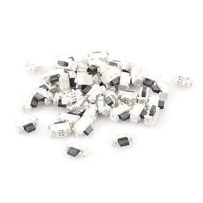 

50 Pcs 4mm x 2mm SPST 2 Pins Momentary Push Button SMD SMT Tactile Tact Switch