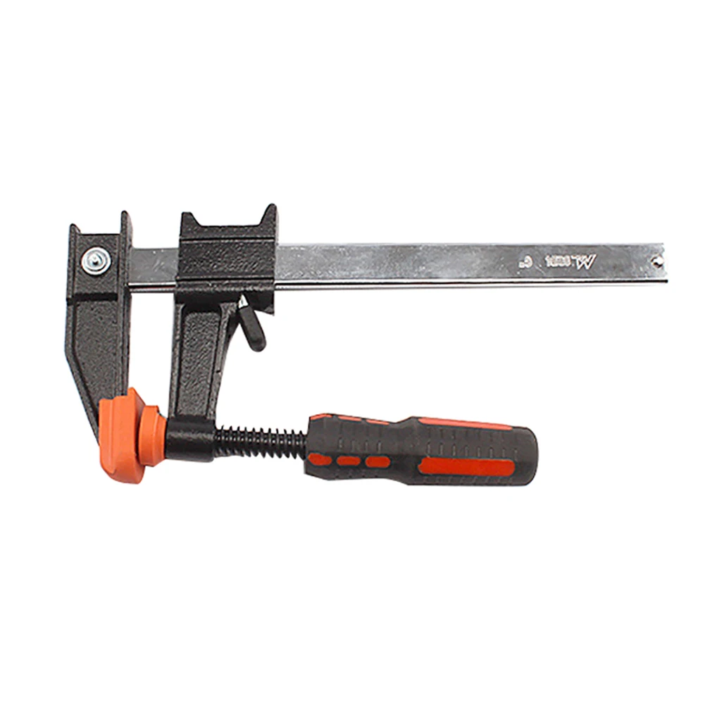 

Clutch Bar Clip DIY F Clamp Tool Wood Working Hand Anti Slip Practical Portable Durable Steel Quick Ratchet Adjustable