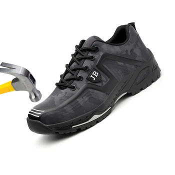

Steel Toe Shoes Safety Industrial Construction Work Safety Boot Mesh breathable shoesin Flood prevention Stab Safety shoes