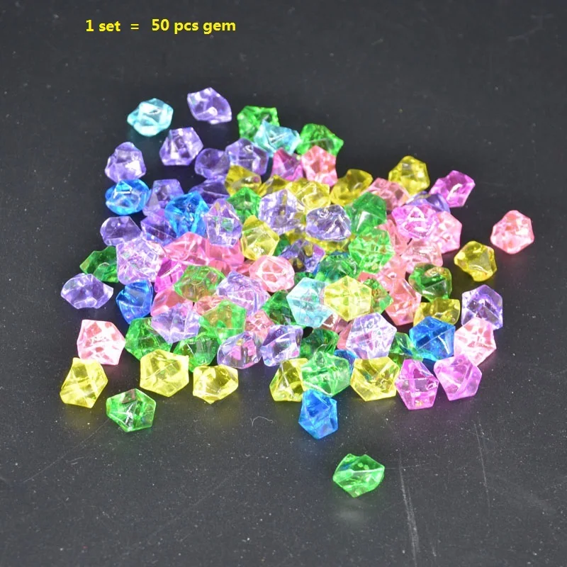 Пиратские Драгоценности сокровищ золотые монеты акриловые хрустальные