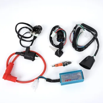 

Connector Switch Coil CDI Kit 50/110/125/150cc For Pit Dirt Bike Motorcycle ATV Loom
