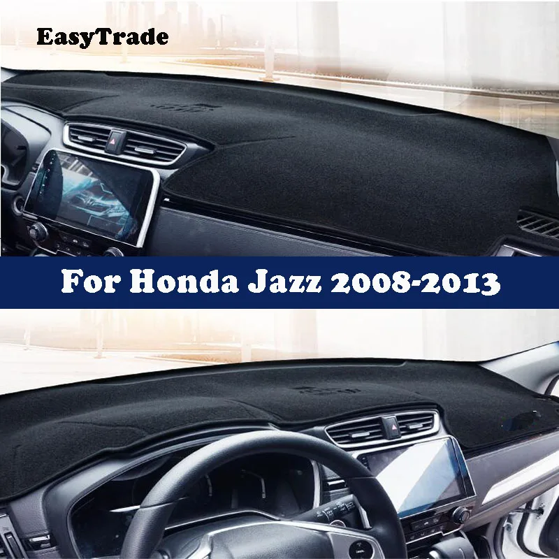 Крышка приборной панели автомобиля коврик для Honda Jazz 2008-2013 Аксессуары Нескользящая накладка автомобильный Стайлинг