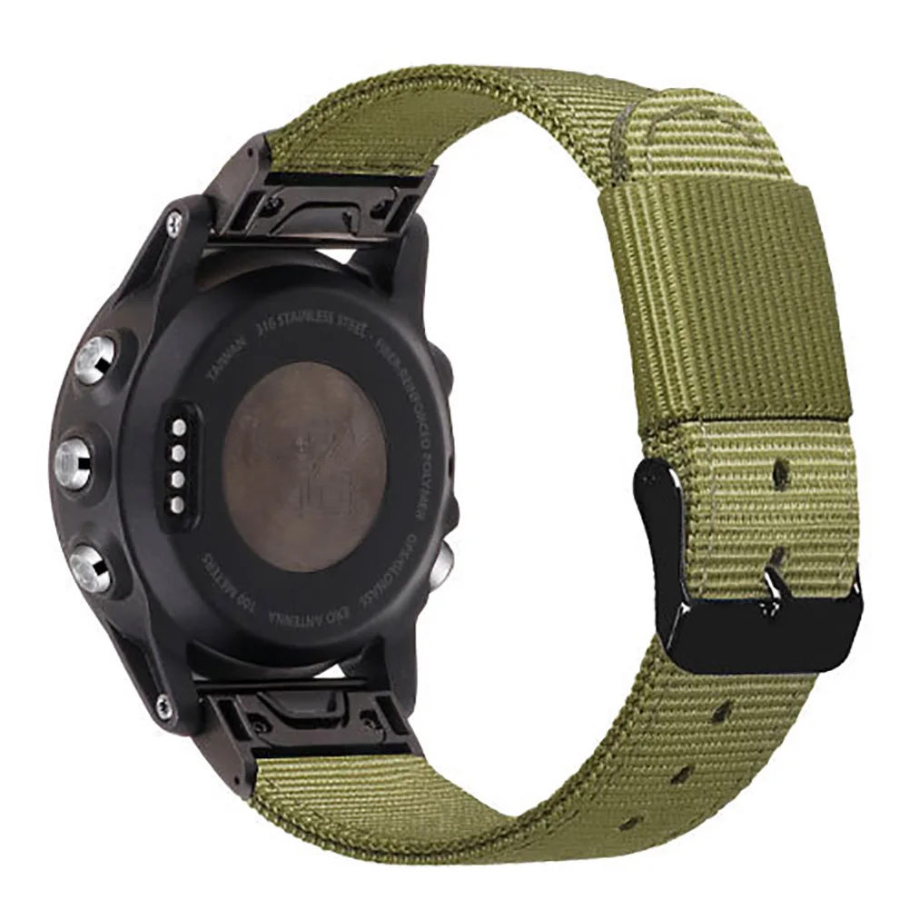 Универсальный 20 мм 22 мм 26 мм ремешок для часов Garmin Fenix6S PRO ремень нейлоновый сменный ремешок для часов Garmin fenix6 fenix 6X