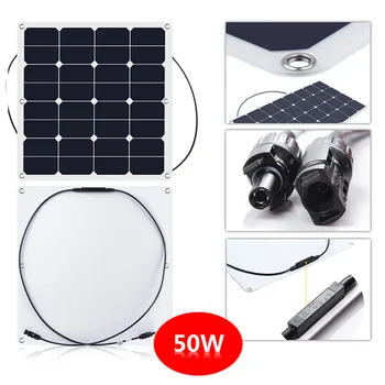 

Cheap sunpower flexible solar panel 50w with 23.5% sunpower solar cell