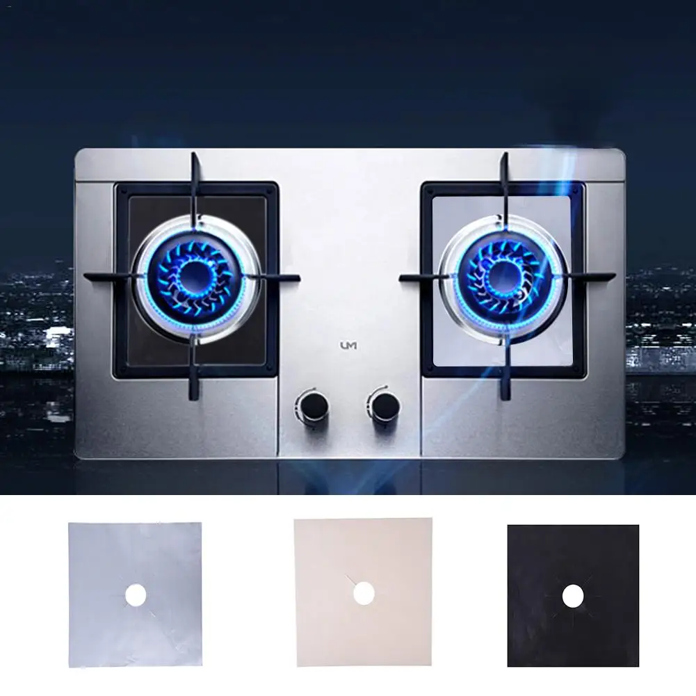 4 шт. многоразовая антипригарная фольга для газовой плиты варочной панели
