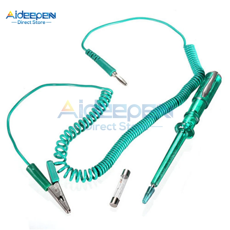 

DC 6V 12V 24V Auto Car Circuit Tester With Alligator Clip Voltage Auto Vehicle Lighting Car Test Diagnostic Repair Car Tools