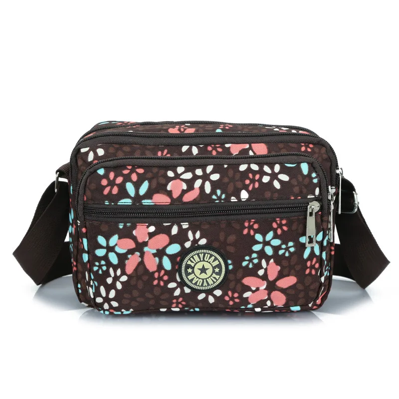 Crossbody Bag Women Shoulder Bag Women Messenger Bag Canvas Multifunction Single Shoulder Female Bag Casual Mobile Phone Bag Summer Tide Mommy Messenger Tote
