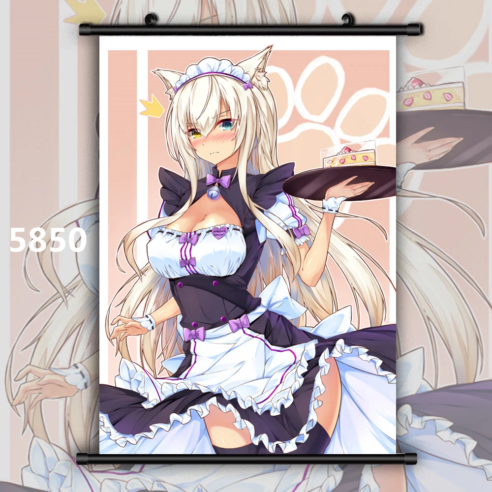 5850 NekoPara Neko Para Chocolat ваниль Аниме Манга плакат в рулоне - Цвет: 5850