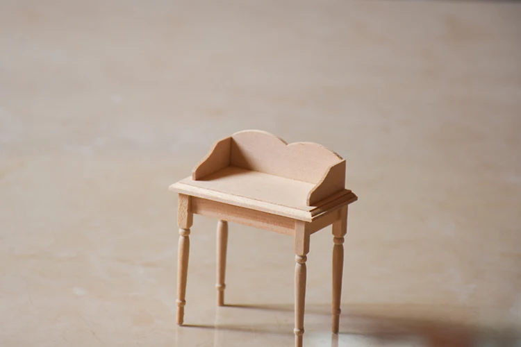 M02-X002 children baby gift Toy 1:12 Dollhouse mini Furniture Miniature rement wooden color Indoor storage 1pcs