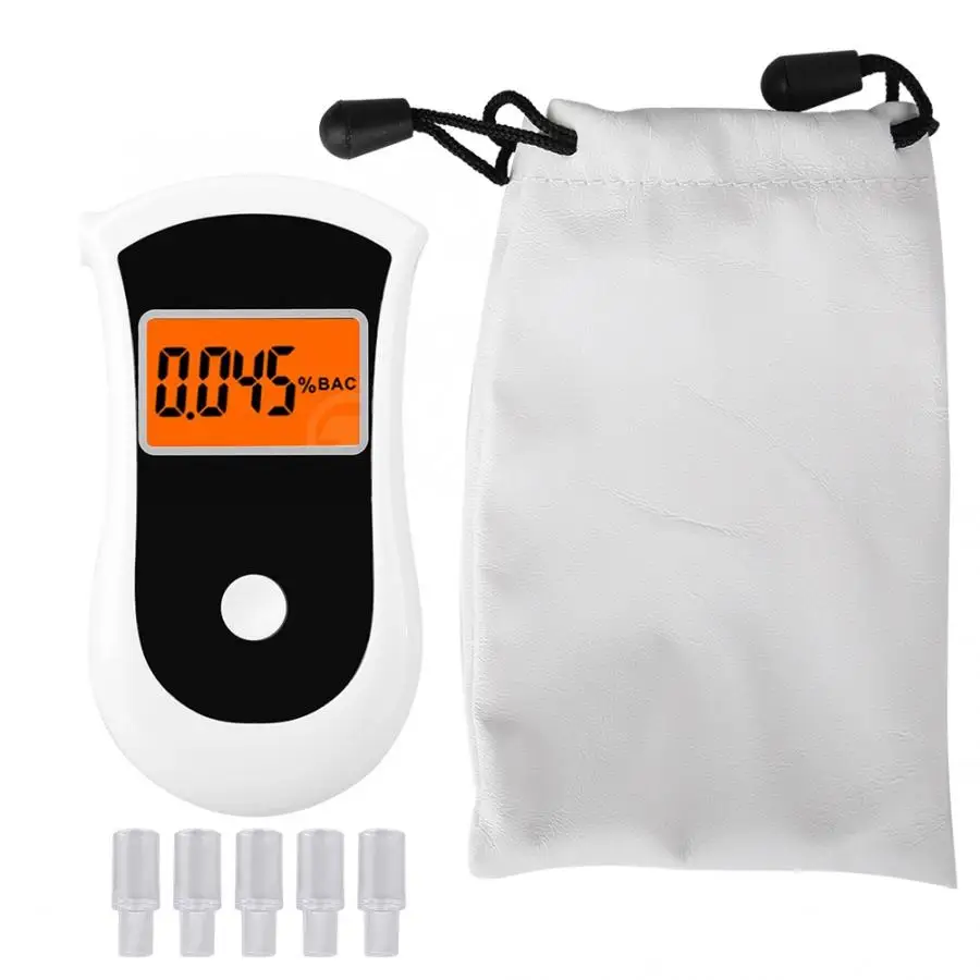 A Portable LCD Breathalyzer Meter Analyzer Detector Advance Digital Breath Alcohol Tester - Цвет: A