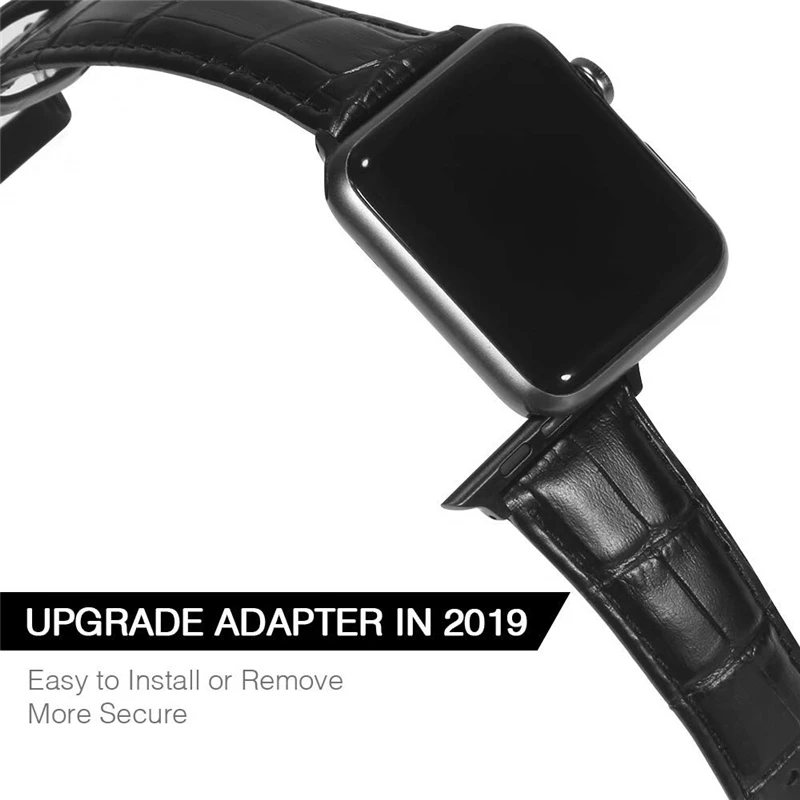 Ремешок кожаный для Apple Watch Band 44 мм 42 браслет apple iwatch 40 38 correa 5 4 3 2 1 | Наручные часы