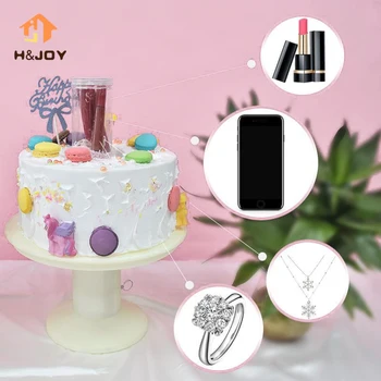 

Surprise Cakes Stand With Gift Box Money Props Birthday Party Supplies Popping Cake Stand Surprising Gift Drop shipping