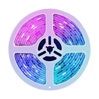 

WiFi LED Strip Lights 5M Waterproof 5050 LED Strip Lights with 24 Keys Remote for Room Halloween Christmas (EU Plug)