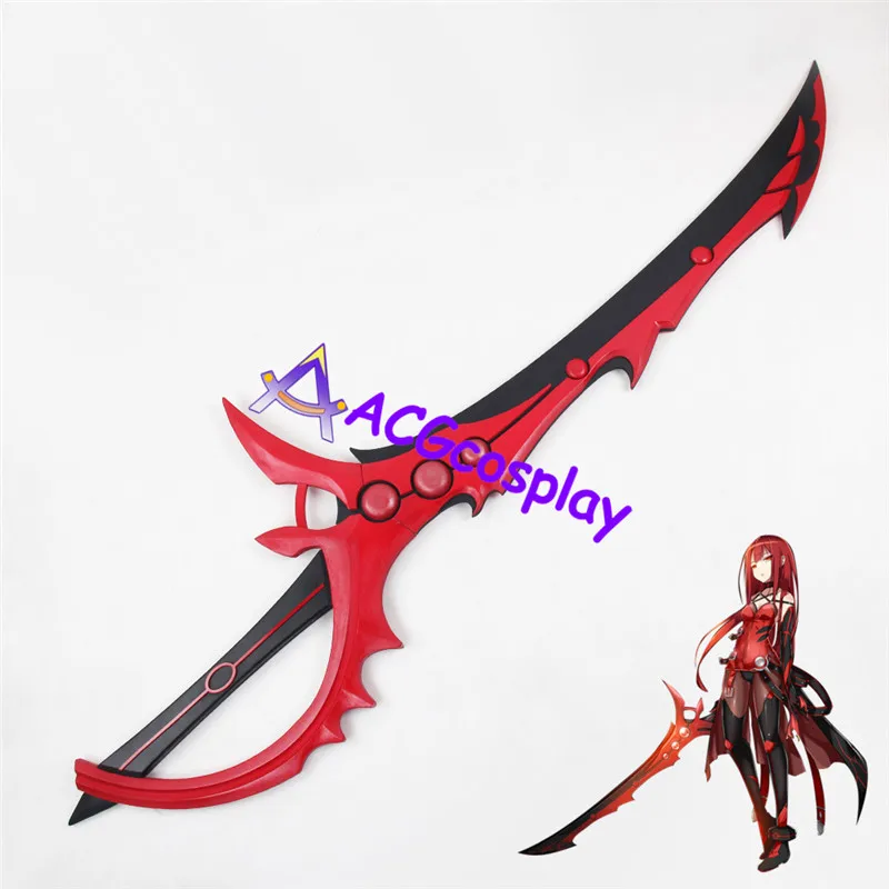 ELSWORD Elesis малиновый Мститель большой меч ПВХ Сделано Косплей Реквизит acgcosplay