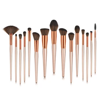 

Doxa Brushes15pcs Makeup brushes set Professional Beauty Make up brush Natural hair Foundation Powder Blushes Make up Brushes