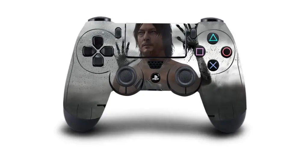 Розовый 1 шт. Death Stranding PS4 наклейка для sony PS4 Playstation 4 для Dualshouck 4 игры PS4 контроллер наклейка s - Цвет: Розовый