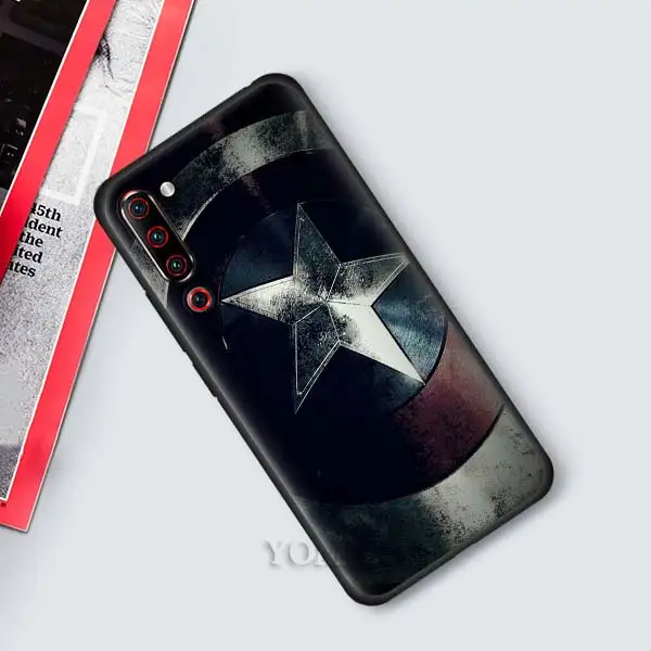 Черный силиконовый чехол с логотипом супергероя Marvel для lenovo Z6 Pro 5G Lite Youth, чехол для мобильного телефона Z6Pro Z6Lite Coque - Цвет: J-012