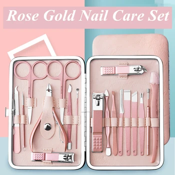 

Set Nail Clipper Set Stainless Steel Nail Scissors Pedicure Set Dead Skin Remover Pro Manicure Tools Nail Supplies G0724