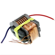15kv alta frequência dc alta tensão de ignição a arco gerador inversor impulso step up 18650 kit diy u núcleo transformador suite 3.7v