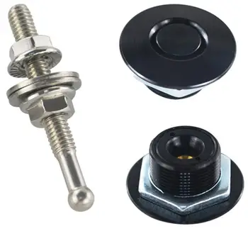 

32Mm Stylish Invisible Anti-Theft Modified Button Type Mini Hood Lock Engine Cover Lock Long And Short