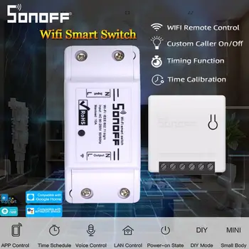 

1/2/3/5/10pcs Itead SONOFF MINI/Basic DIY WiFi Switch Two Way Smart Home Timer Light Switch Voice Remote Control Module Alexa