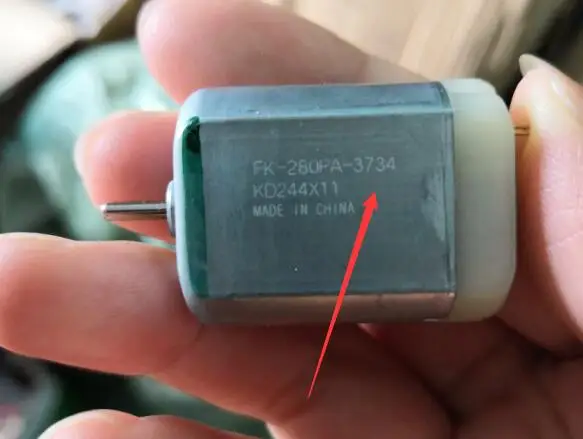 FK-280PA-18165 3734 микро двигатель постоянного тока 6 В/9 в/12 V угольные щетки Магнитный съемник для жестких бирок для электронного отслеживания товара двигатель с высоким крутящим моментом для mabuchi - Название цвета: FK-280PA-3734