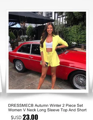 Dressmecb, новинка, Осенний Повседневный короткий комбинезон с длинным рукавом, Летний комбинезон для деловой женщины, элегантный комбинезон, Клубная одежда для вечеринок
