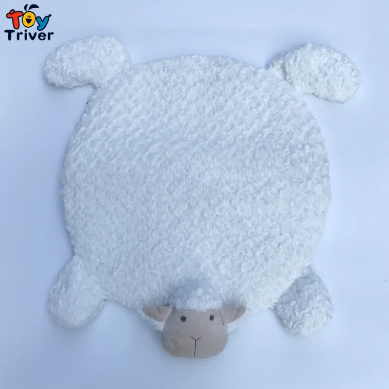 Одна штука Kawaii овечка ягненок Альпака плюшевая игрушка Triver Baby Infant дети питомец собака кошка игровой ковер домашний декор для комнаты подарок на день рождения