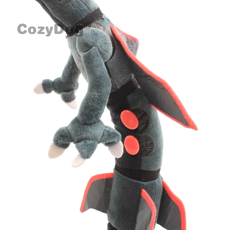 80 см аниме блестящие черные Мега Rayquaza плюшевые игрушки peluche мягкие чучело куклы Пикачу Eevee Gengar серии кукла детский подарок
