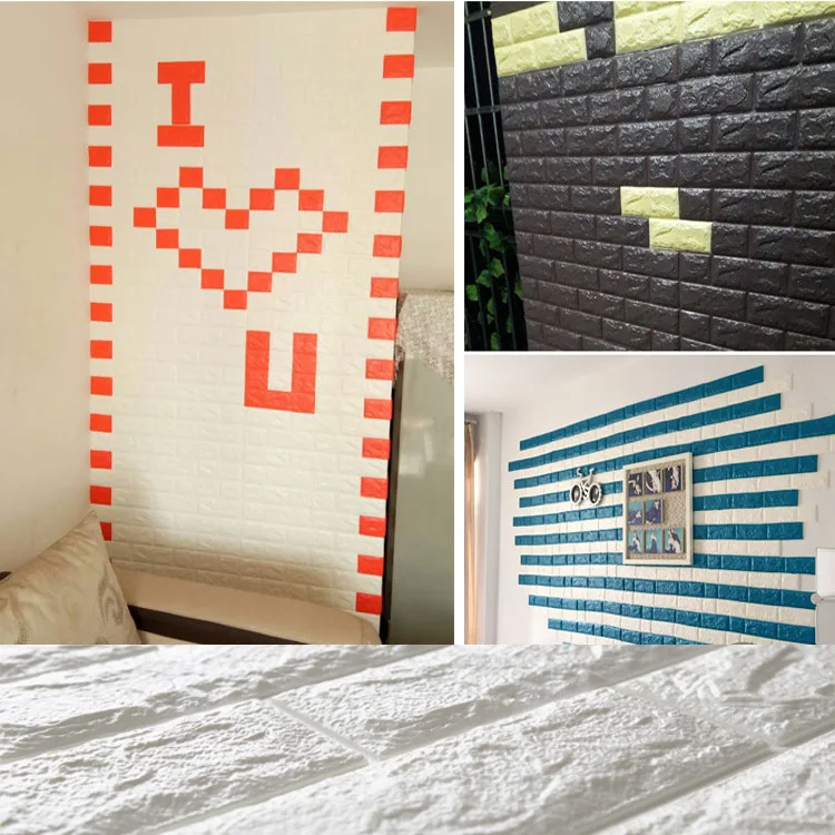 

[10 Pieces] Blemish Third-class Goods Utilization 70% 3D Wall Stickers Self-Adhesive Wall Stickers Wall Decorations
