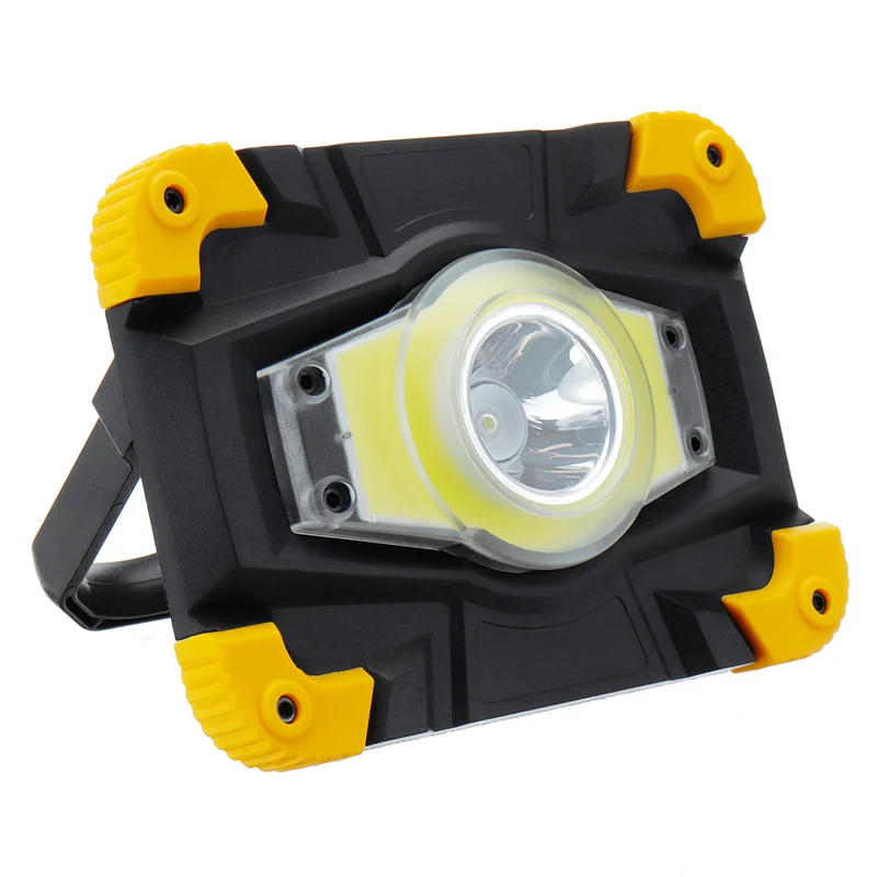 1pcs Portable USB Charging Hand Torch Camping Tent Lantern Light Working Inspection Light COB LED 50W/1200LM Outdoor Hiking