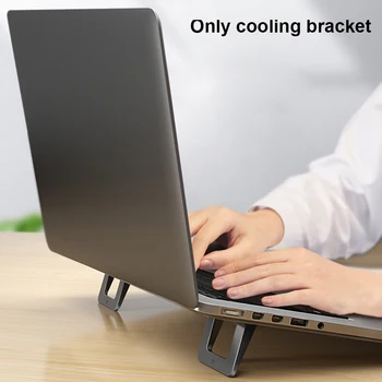 

ABS Universal Laptop Table Stand With Adjustable Folding Ergonomic Design Stand Notebook Desk For Tablet With Mouse Pad