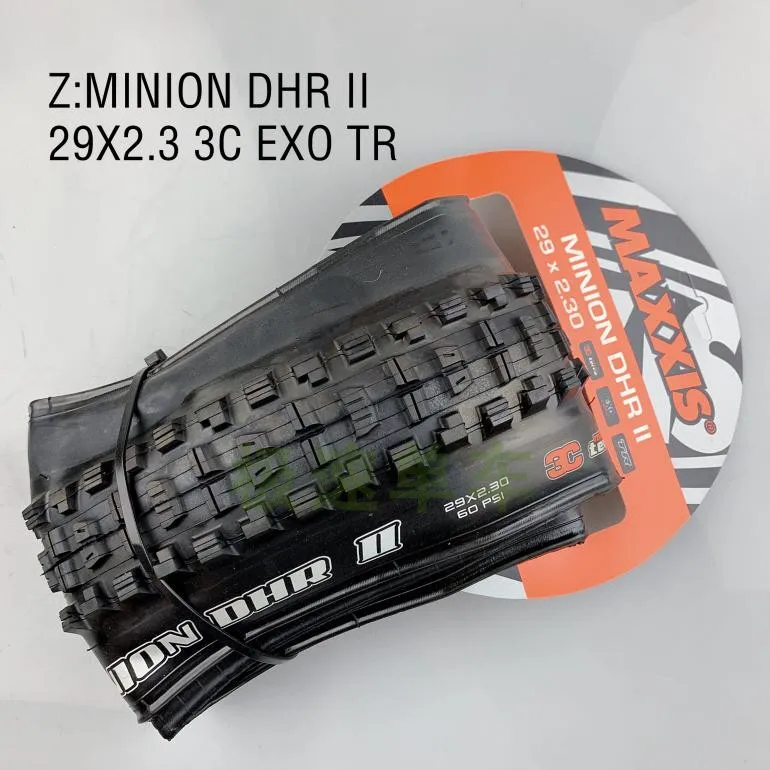 MAXXIS шины для велосипеда 29*2,3-2,4-2,5-2,6 бескамерные готовые TR 29*2,4 29*2,6 шины для горного велосипеда Складные шины MINION DHF DHR 29*2,5 - Цвет: DHR 29X2.3 3CEXOTR