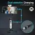 Hohem iSteady X,iSteady V2 3 Axis AI Gimbal Stabilizer w/AI Visual Tracking LED Video Light for iPhone12 11Pro/Max Samsung, Vlog